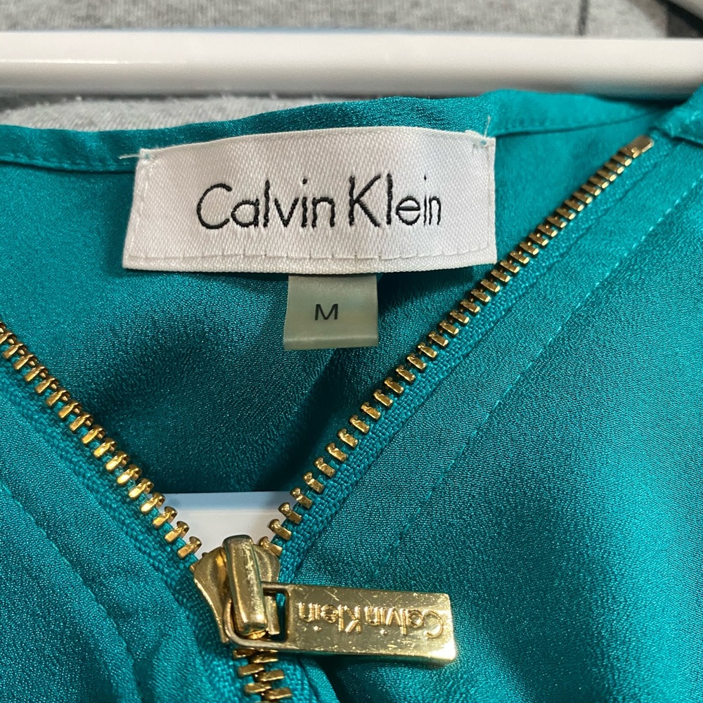 Calvin Klein Sleeveless Sheer Top